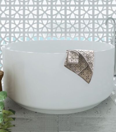 Decina Florencia 1400mm Freestanding Bath with Integrated Overflow