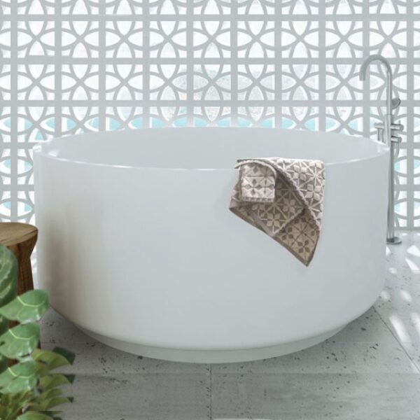 Decina Florencia 1400mm Freestanding Bath with Integrated Overflow