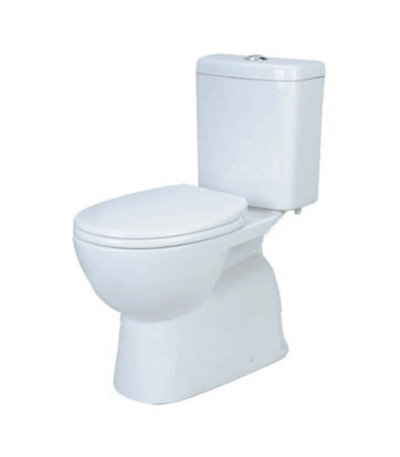 Decina Novara Ezi Height Rimless Close Coupled Toilet Suite