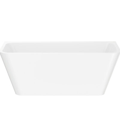 Delta Back-To-Wall Acrylic Bath, Gloss White, 1500mm