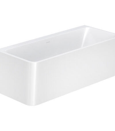 Delta Back-To-Wall Acrylic Bath with Overflow, 1700mm