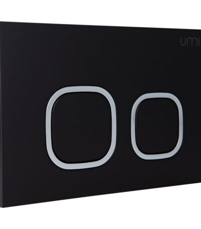 Delta Toilet Button - Black Square - Matte Black