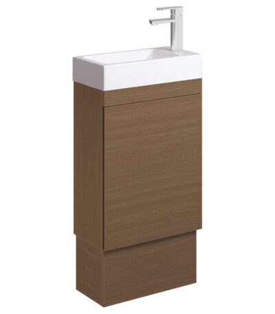 Denzel Edge 450 Ensuite Vanity on Kick, Walnut