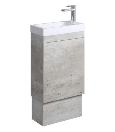 Denzel Edge 450 Ensuite Vanity on Kickboard, Industrial