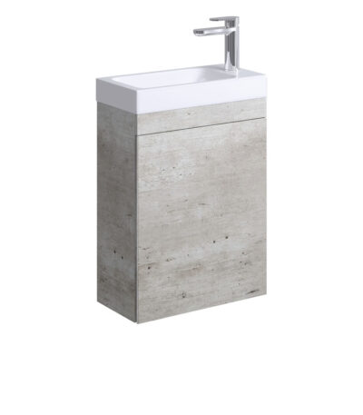 Denzel Edge 450 Ensuite Wall-Hung Vanity, Industrial