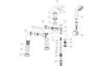 LEENA Bath Mixer (Bottom Fitting) - Image 2
