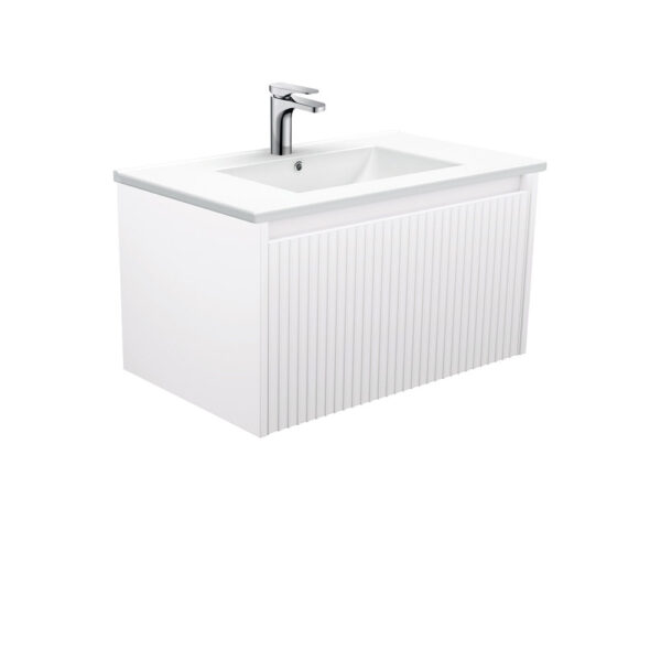 Dolce Alina Satin White 750 Wall-Hung Vanity