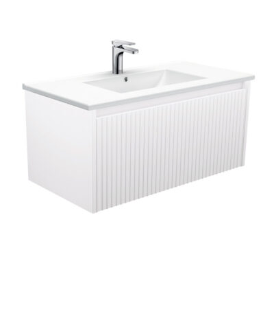 Dolce Alina Satin White 900 Wall-Hung Vanity