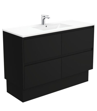 Dolce Amato 1200 Satin Black Vanity On Kick