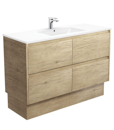 Dolce Amato 1200 Scandi Oak Vanity On Kick
