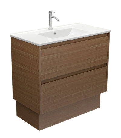 Dolce Amato 900 Walnut Vanity On Kick