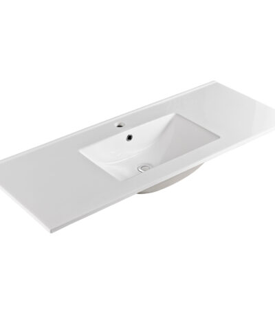 Dolce Full Depth Single Bowl Ceramic Basin Top 1200