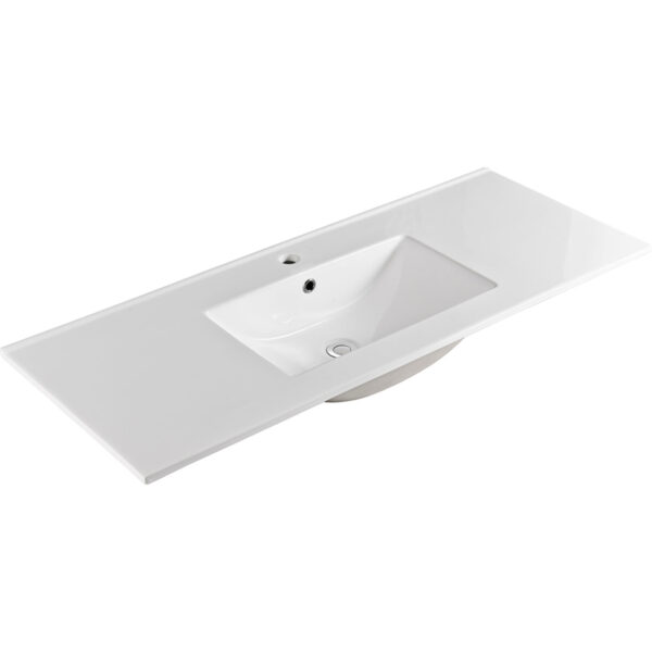 Dolce Full Depth Single Bowl Ceramic Basin Top 1200