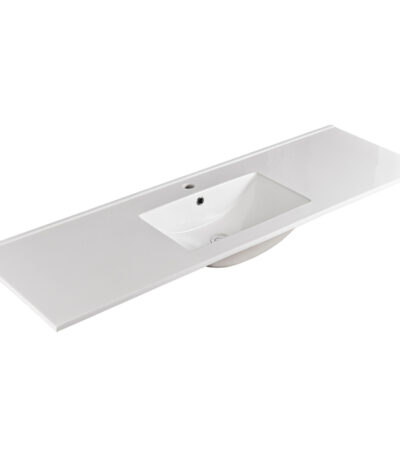 Dolce Full Depth Single Bowl Ceramic Basin Top 1500