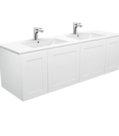 Dolce Mila 1500 Double Bowl Wall-Hung Vanity