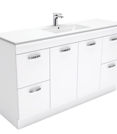 Dolce Unicab 1500 Single Bowl Vanity On Kickboard
