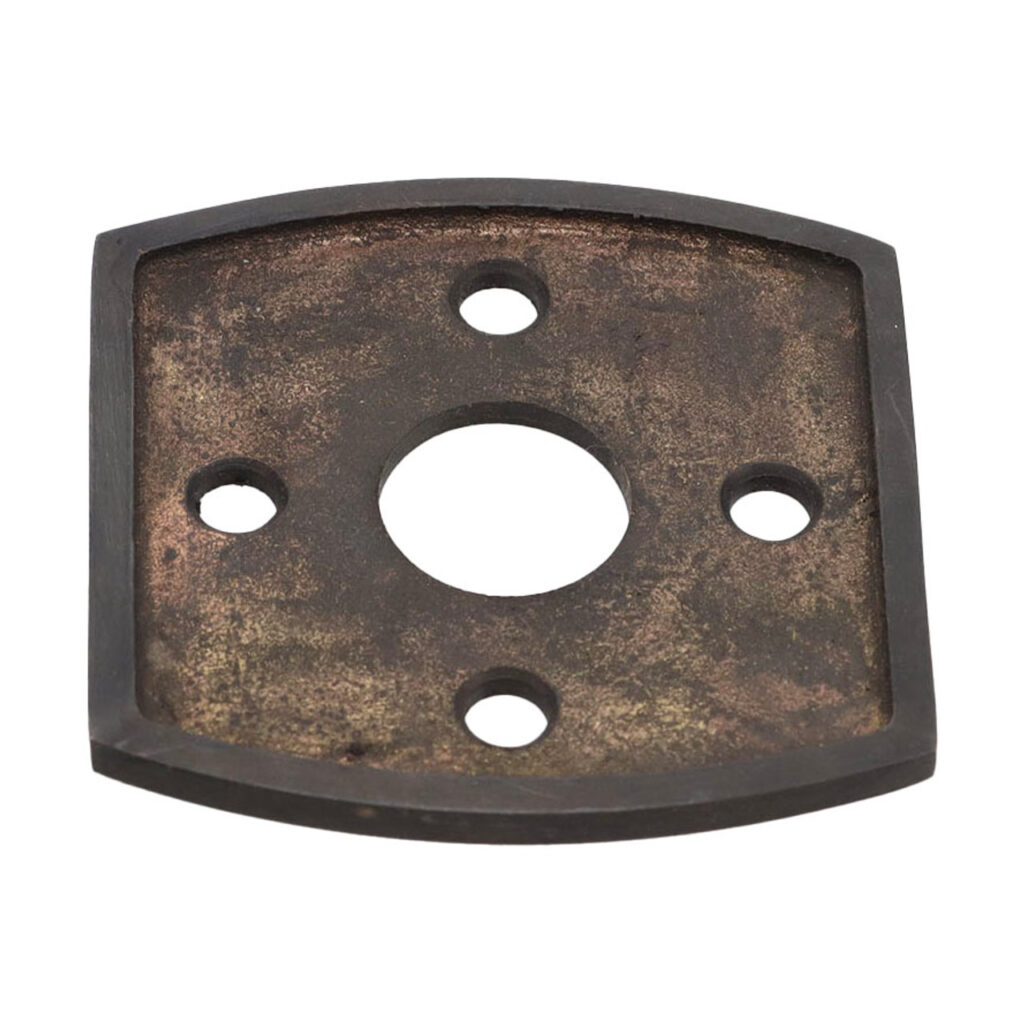 Domino Adaptor Plate for Curved Rosette - 60mm - Antique Bronze (Pair)