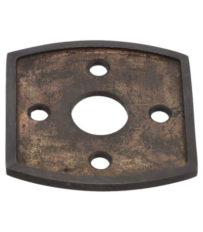 Domino Adaptor Plate for Curved Rosette - 60mm - Antique Bronze (Pair)