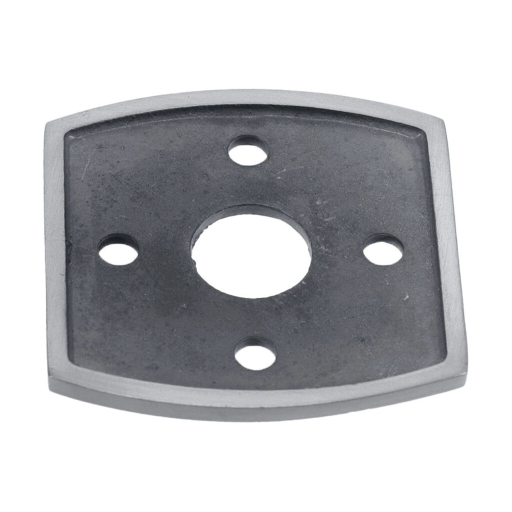 Domino Adaptor Plate for Curved Rosette - 60mm - Satin Chrome (Pair)