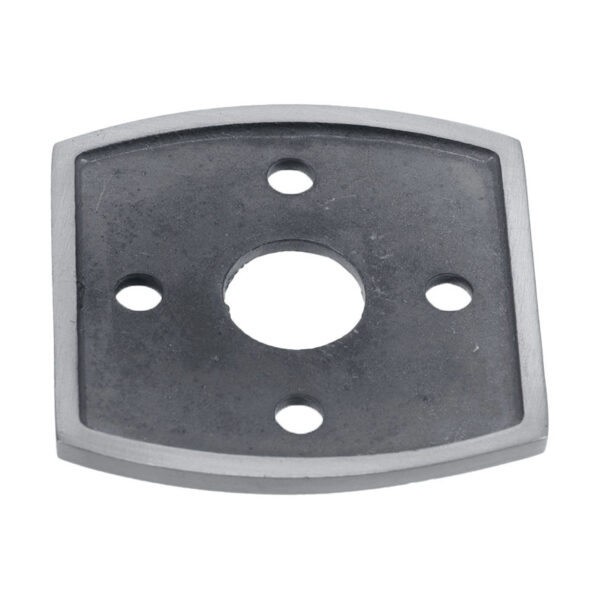 Domino Adaptor Plate for Curved Rosette - 60mm - Satin Chrome (Pair)