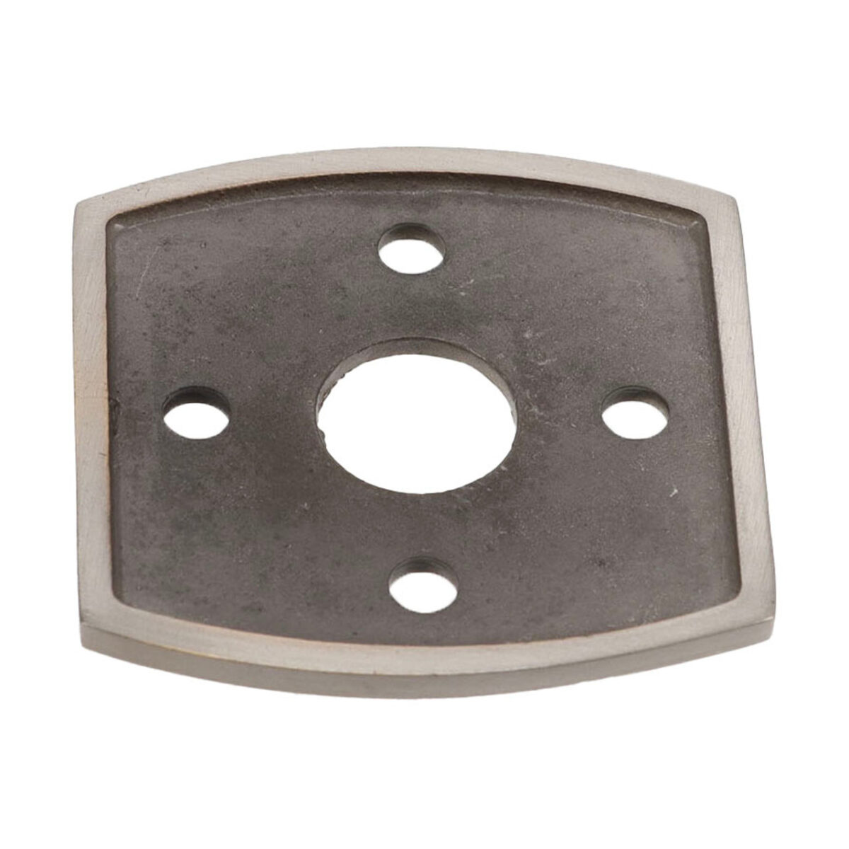 Domino Adaptor Plate for Curved Rosette - 60mm - Satin Nickel (Pair)