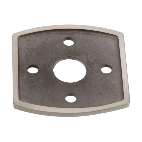 Domino Adaptor Plate for Curved Rosette - 60mm - Satin Nickel (Pair)