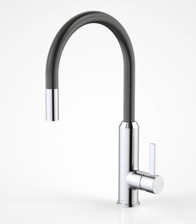 Dorf Vixen Lead Free Retractable Sink Mixer Black