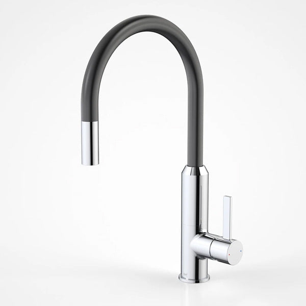 Dorf Vixen Lead Free Retractable Sink Mixer Black