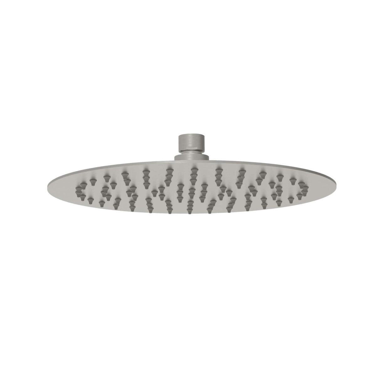 Dove 250mm Round Stainless Steel Shower Head - Brushed Nickel | PRS0901N-R-BN
