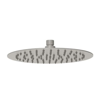 Dove 250mm Round Stainless Steel Shower Head - Brushed Nickel | PRS0901N-R-BN