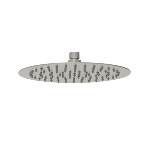 Dove 250mm Round Stainless Steel Shower Head - Brushed Nickel | PRS0901N-R-BN