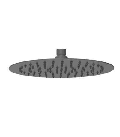 Dove 250mm Round Stainless Steel Shower Head - Gun Metal | PRS0901N-R-GM