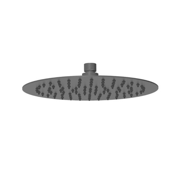 Dove 250mm Round Stainless Steel Shower Head - Gun Metal | PRS0901N-R-GM