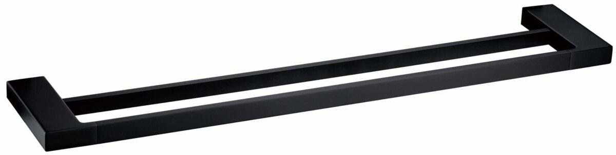 Eden Double Towel Rail 800 mm - Matt Black | 5602-800-MB
