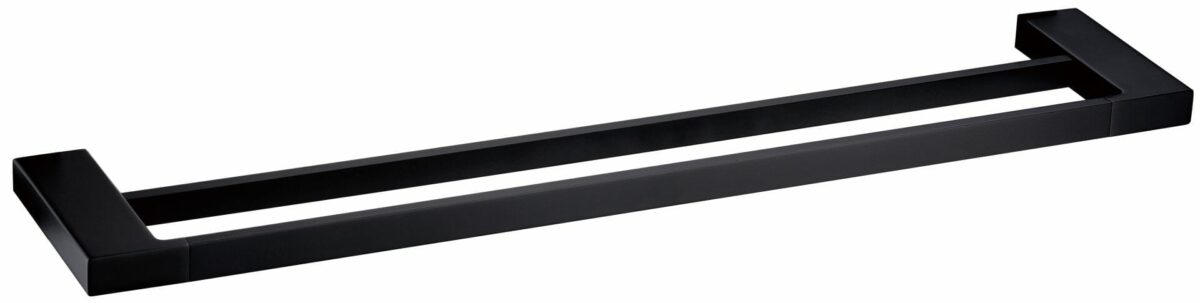Eden Double Towel Rail 800 mm - Matt Black | 5602-800-MB