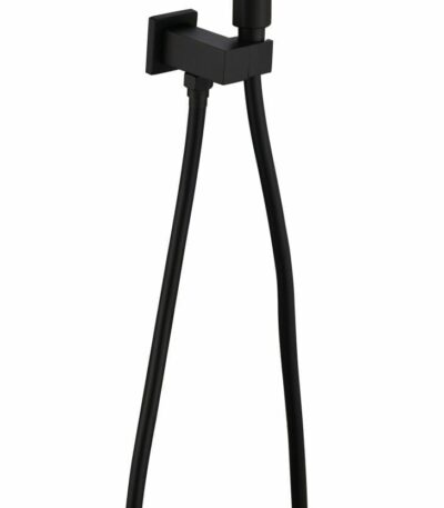 Eden Handshower On Wall Outlet Bracket - Matt Black | PSH037-1B