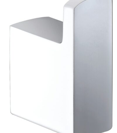 Eden Robe Hook - Chrome & White | 5606-CW