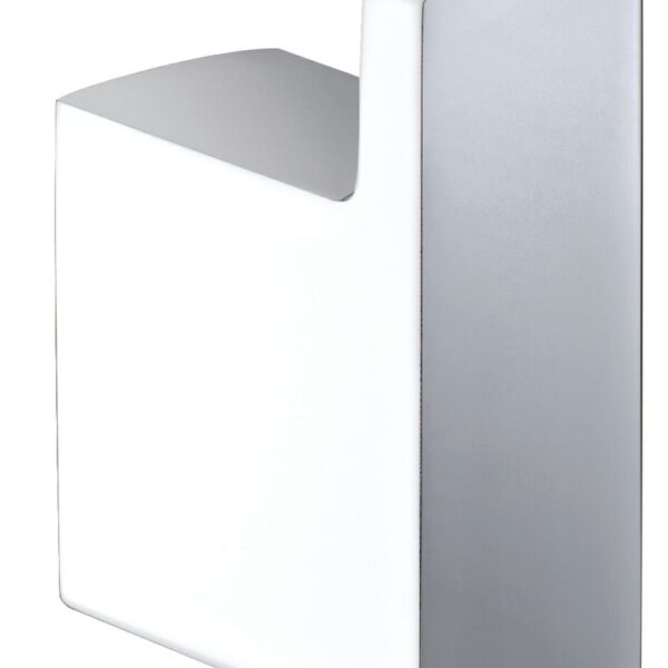 Eden Robe Hook - Chrome & White | 5606-CW