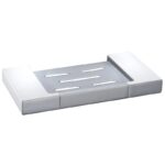 Eden Soap Holder - Chrome & White | 5610-CW