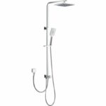 Eden Square Multi-function Shower Set Two Hoses - Chrome | PHC7111S