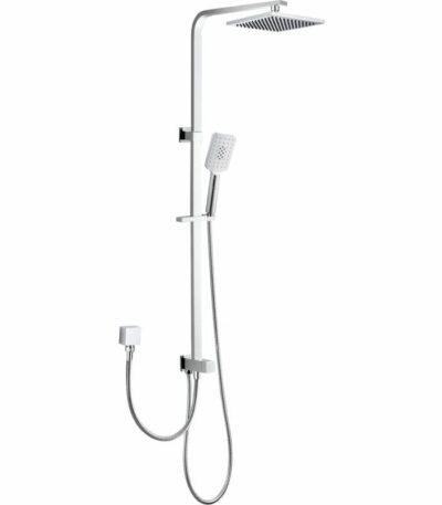 Eden Square Multi-function Shower Set Two Hoses - Chrome | PHC7111S