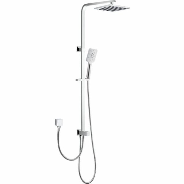 Eden Square Multi-function Shower Set Two Hoses - Chrome | PHC7111S