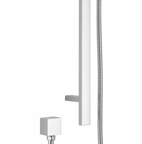 Eden Square Sliding Shower Set - Chrome | PSH037