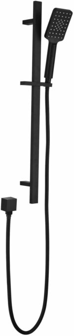 Eden Square Sliding Shower Set - Matt Black | PSH037-B
