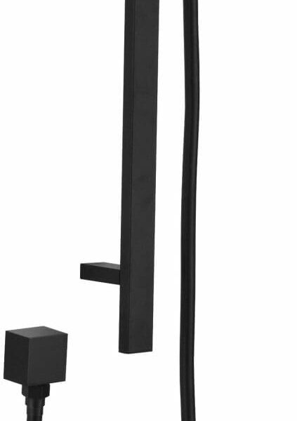 Eden Square Sliding Shower Set - Matt Black | PSH037-B