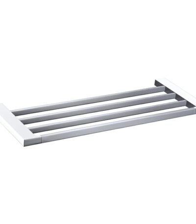 Eden Towel Shelf 600 mm - Chrome & White | 5603-600-CW