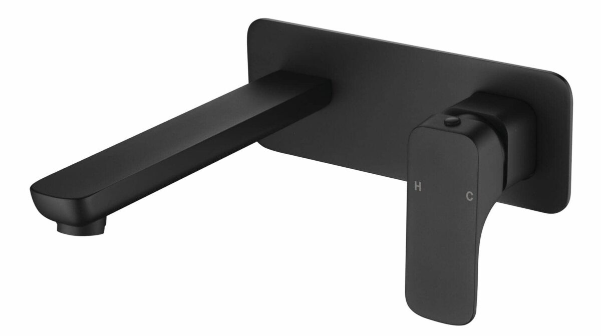 Eden Wall Basin Mixer - Matt Black | PSL3003-B