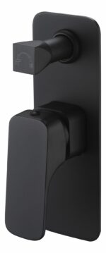 Eden Wall Mixer With Diverter - Matt Black | PSL3002-B