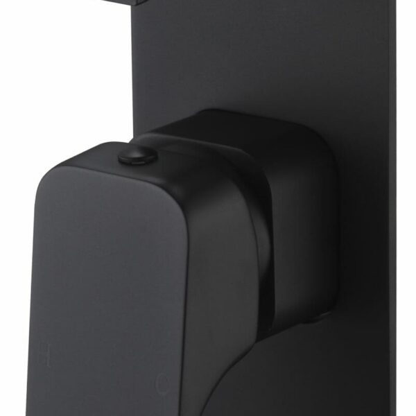Eden Wall Mixer With Diverter - Matt Black | PSL3002-B
