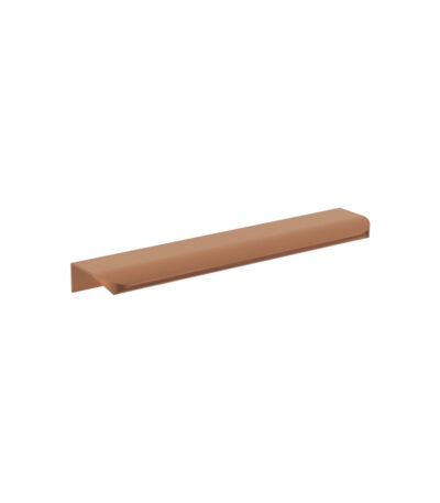 Edge 200mm Curved Pull Handle, Brushed Copper